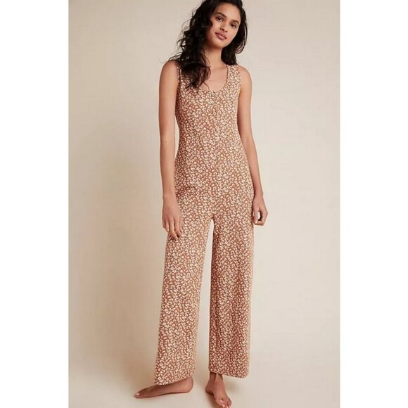 💕ANTHROPOLOGIE💕 Saturday/Sunday Leopard Jumpsuit ~ Leopard Print XL - Picture 2 of 13